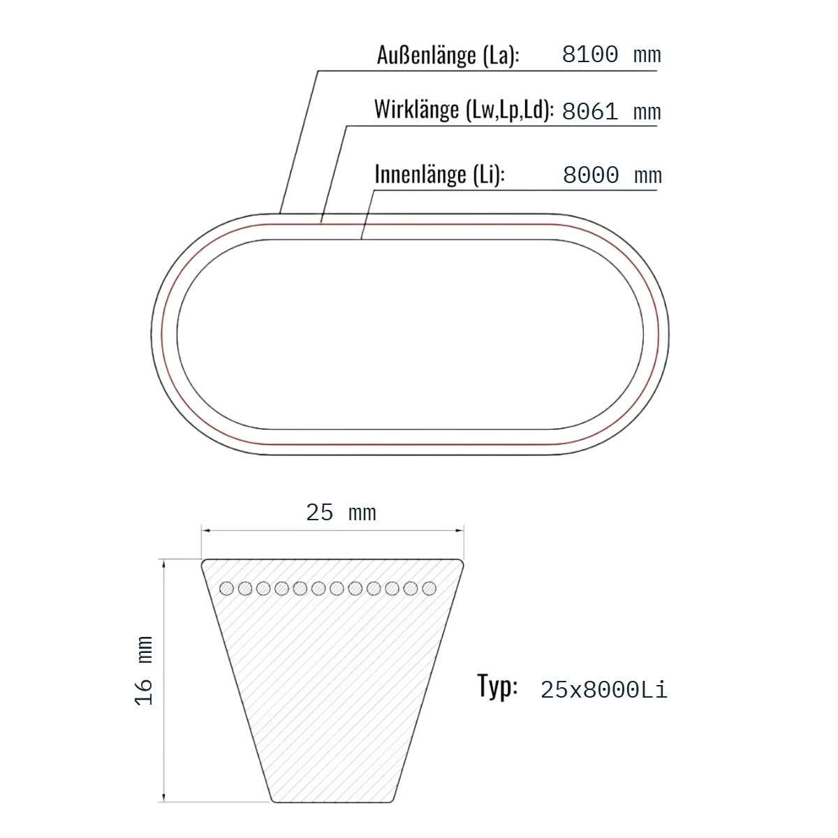 25x 8000 Li