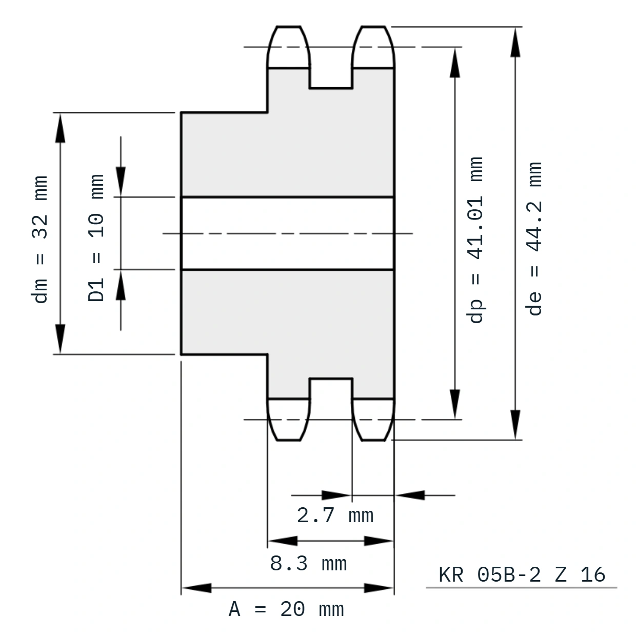 KR 05B-2 Z 16