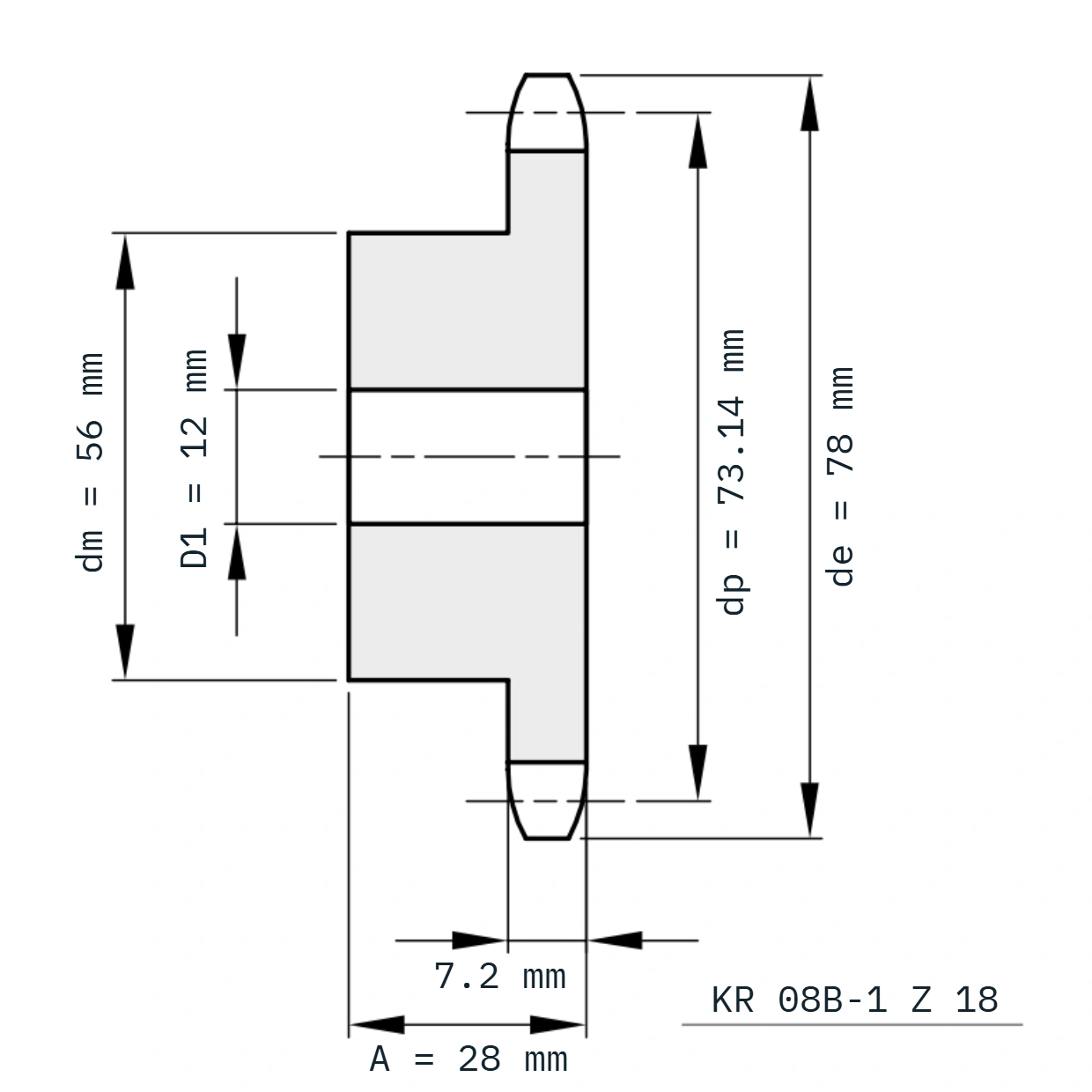 KR 08B-1 Z 18 GH