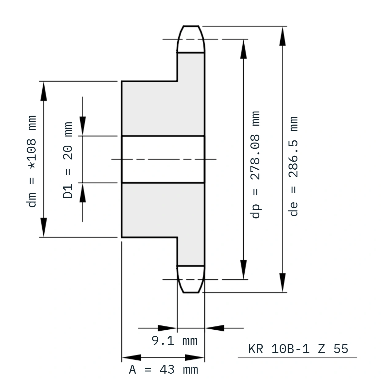 KR 10B-1 Z 55