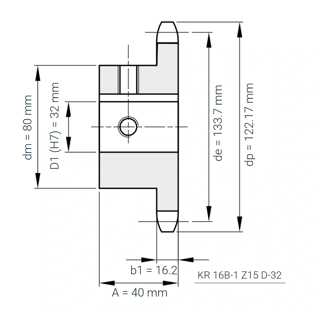 KR 16B-1 Z15 D-32