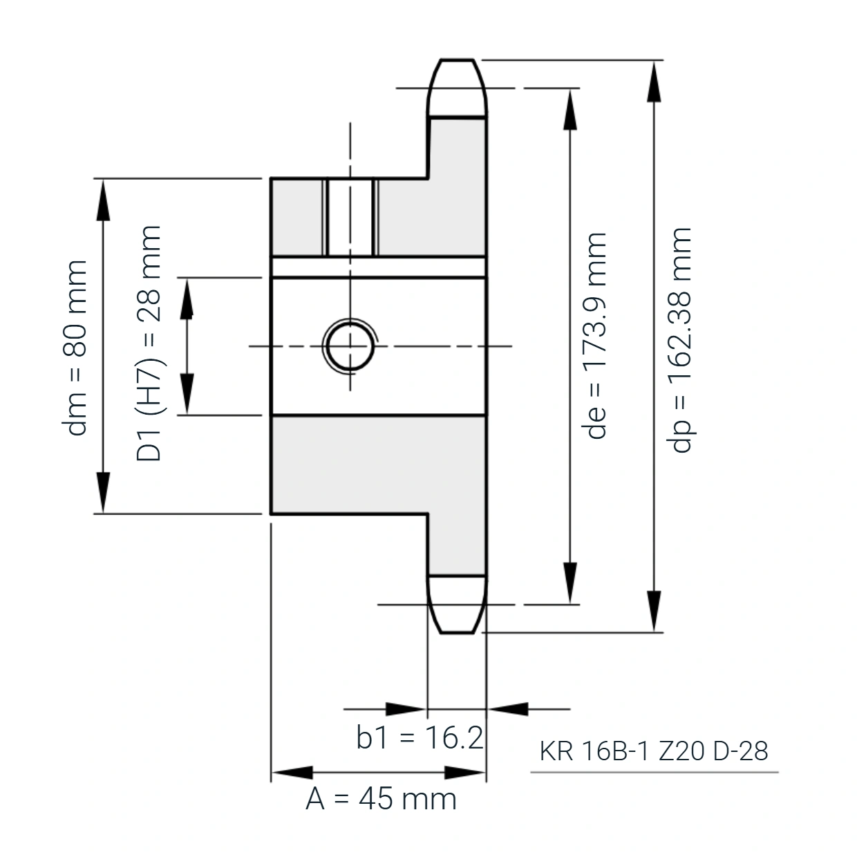 KR 16B-1 Z20 D-28