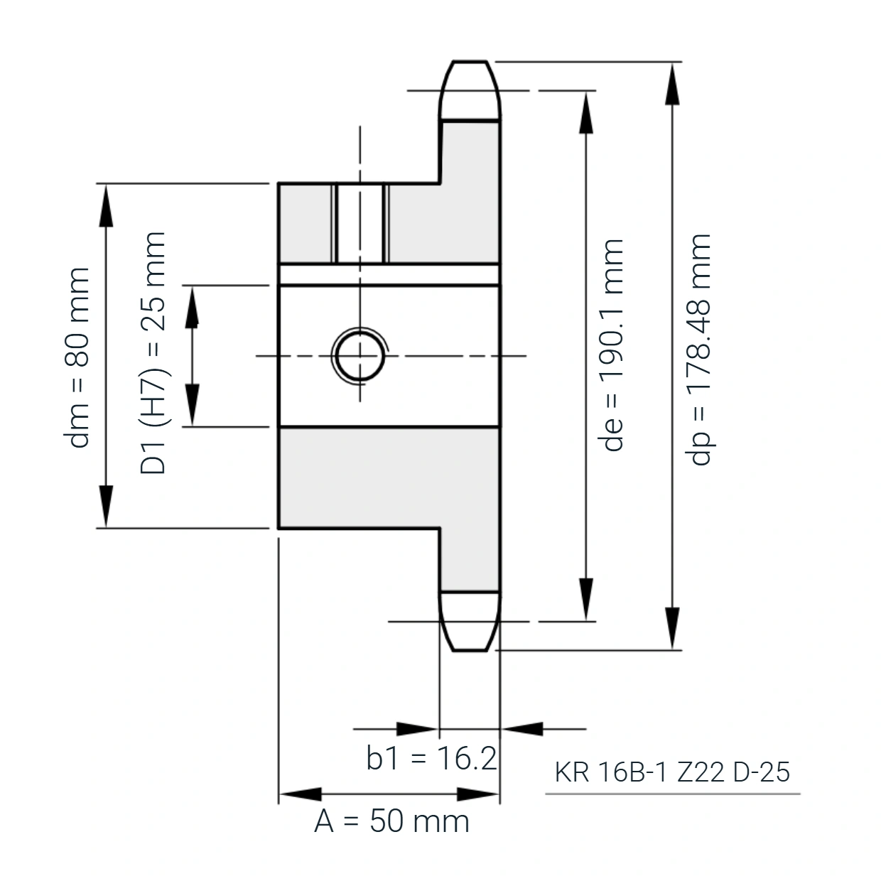 KR 16B-1 Z22 D-25