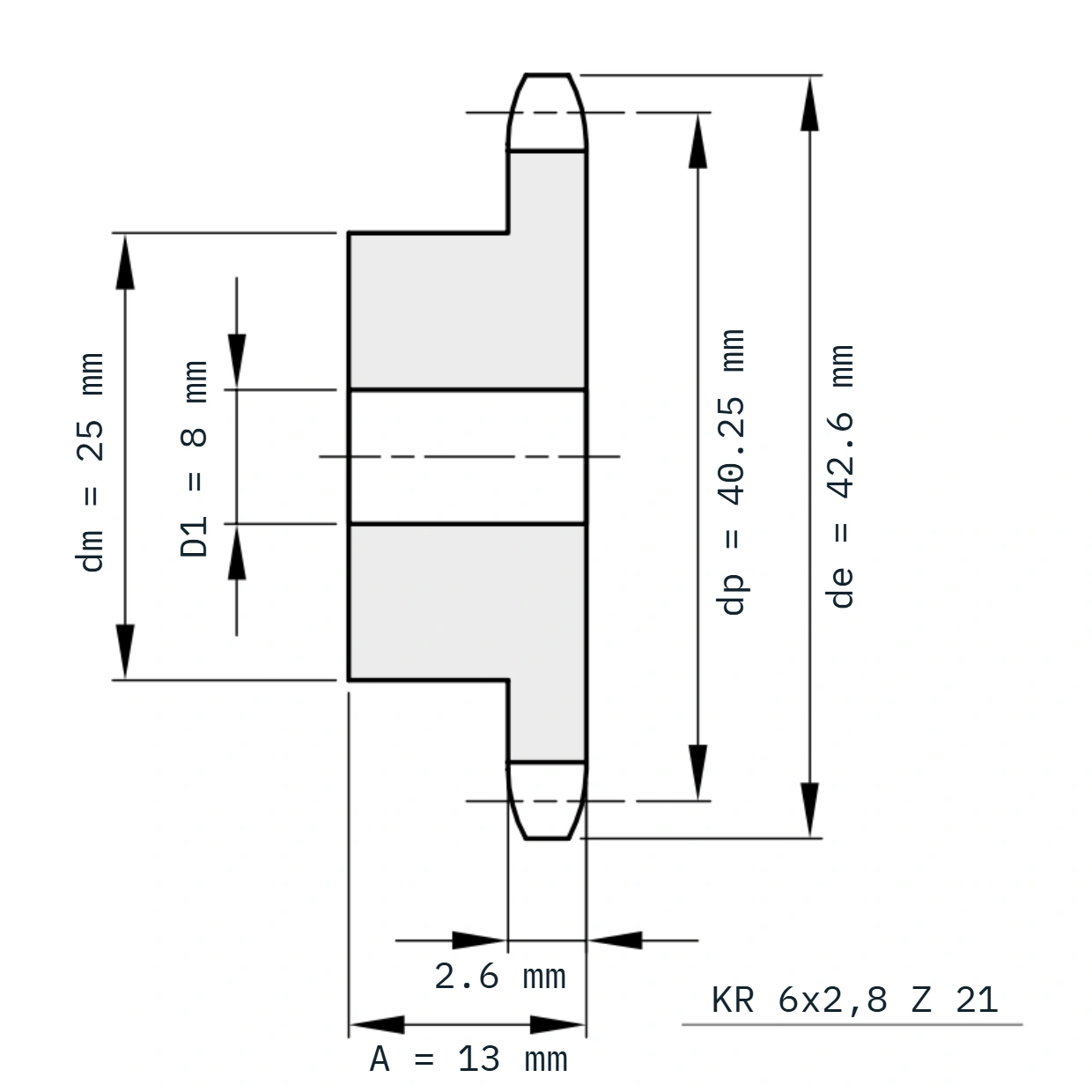 KR 6x2,8 Z 21
