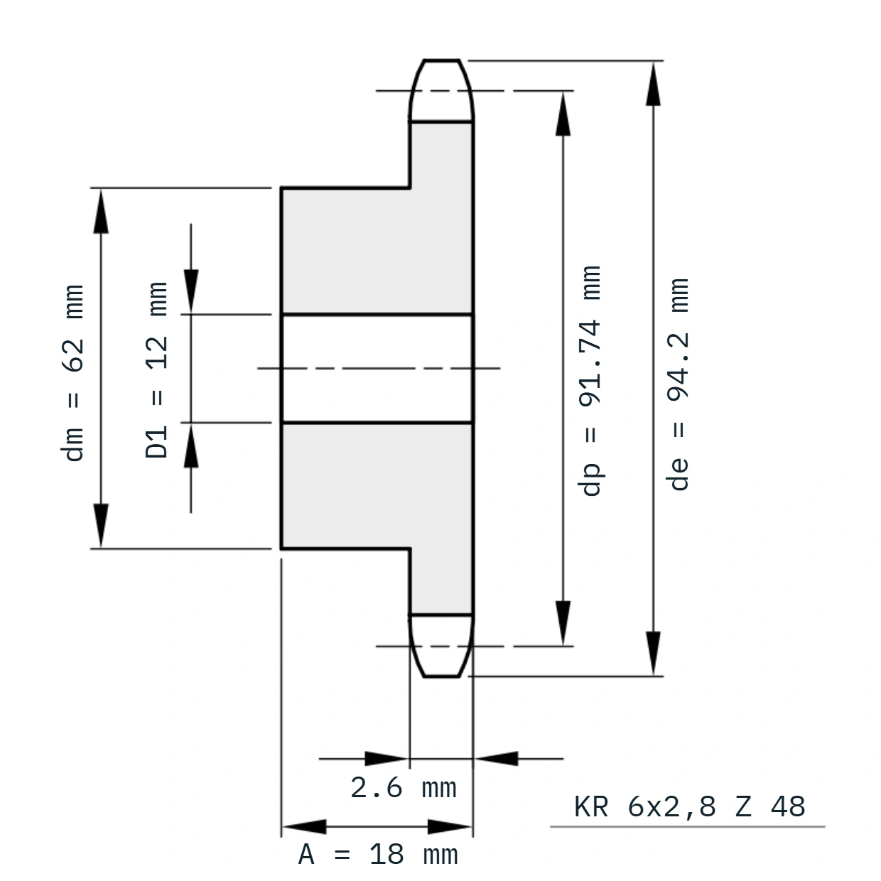 KR 6x2,8 Z 48