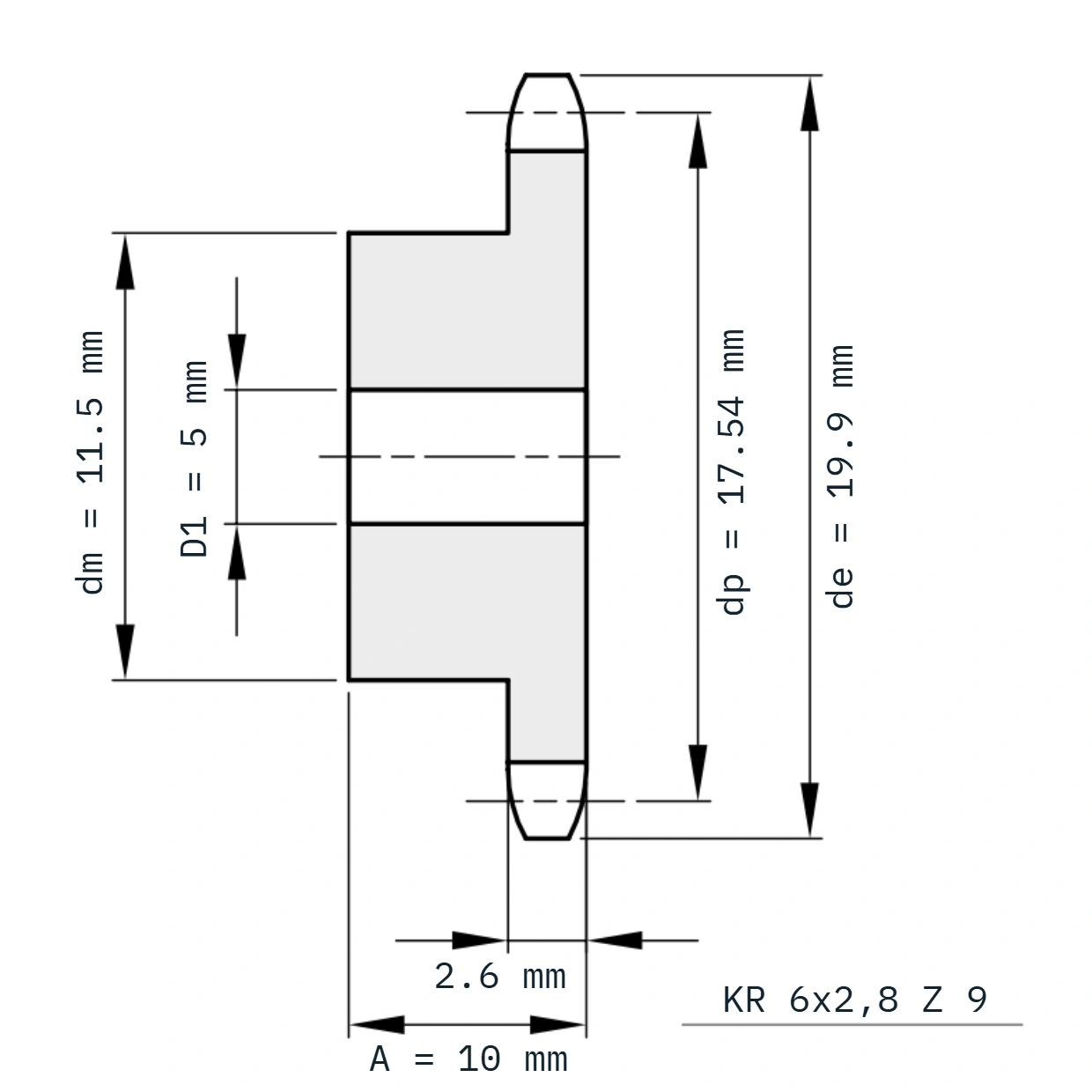 KR 6x2,8 Z 9