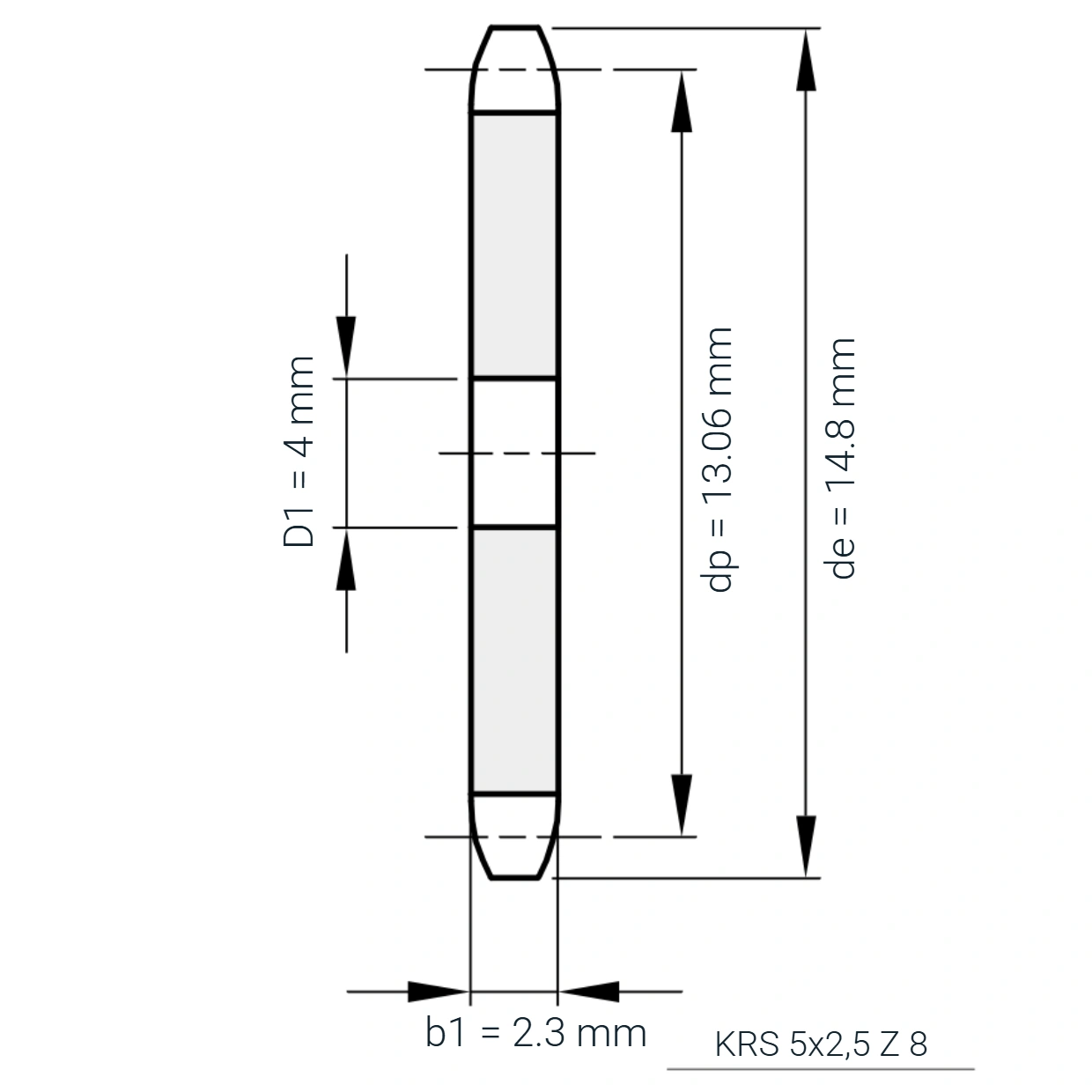 KRS 5x2,5 Z 8