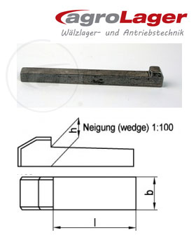 12x8x80 DIN 6887